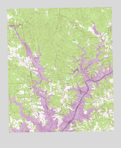 Abbottsford, GA USGS Topographic Map