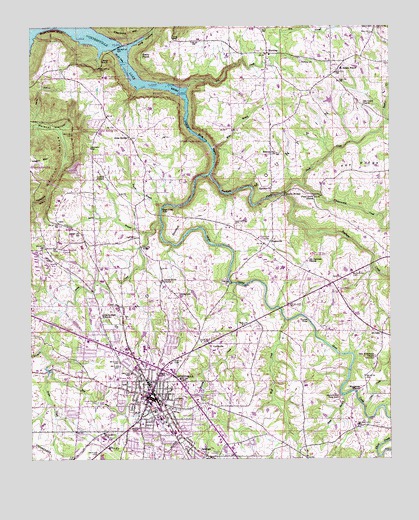 Albertville, AL USGS Topographic Map