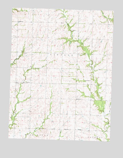 Soldier Creek SE, KS USGS Topographic Map