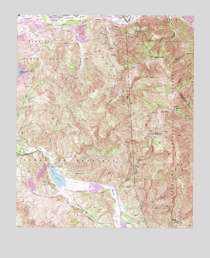 Black Star Canyon, CA USGS Topographic Map