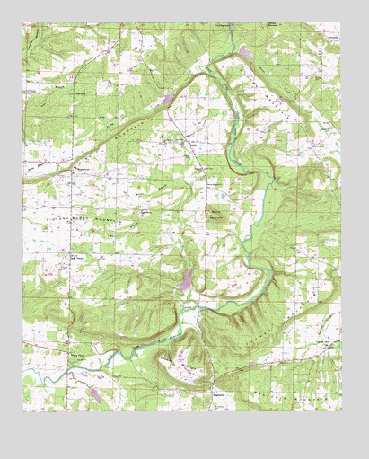 Solgohachia, AR USGS Topographic Map