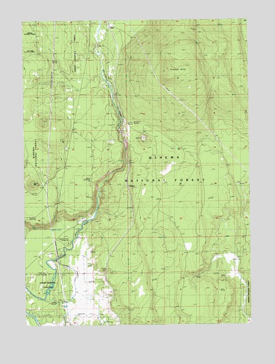 Soloman Butte, OR USGS Topographic Map