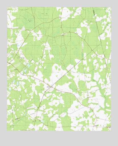 Solomons Crossroads, SC USGS Topographic Map
