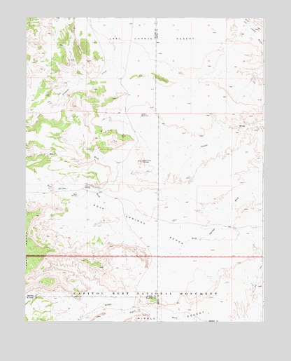 Solomons Temple, UT USGS Topographic Map
