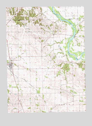 Solon, IA USGS Topographic Map