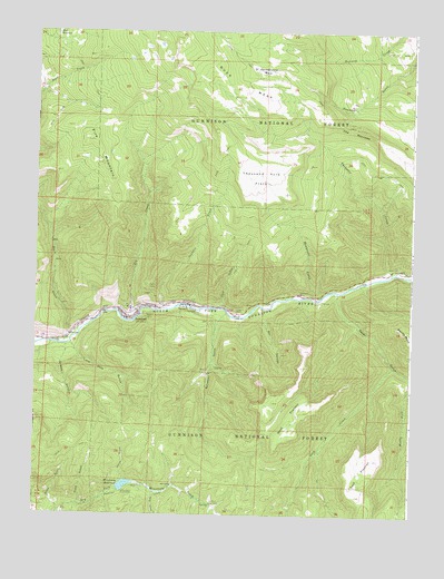 Somerset, CO USGS Topographic Map