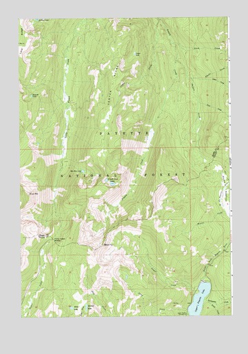 Black Tip, ID USGS Topographic Map
