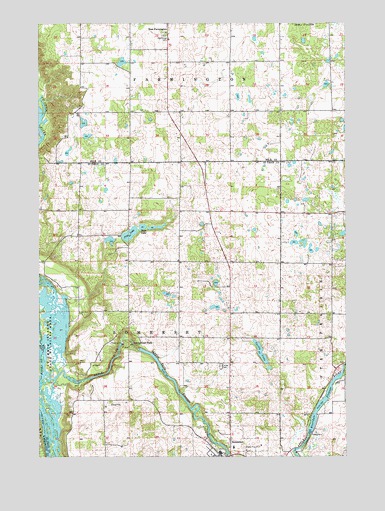 Somerset North, WI USGS Topographic Map