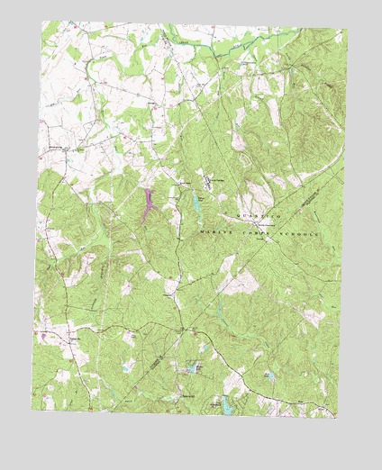 Somerville, VA USGS Topographic Map