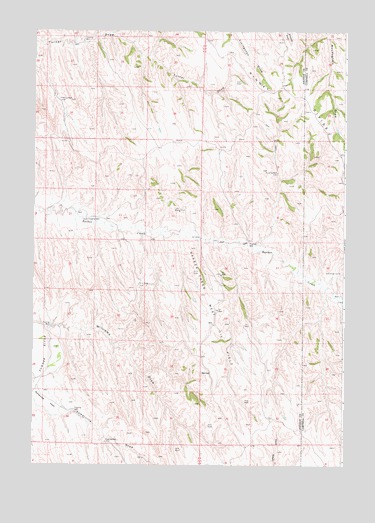 Somerville Flats East, WY USGS Topographic Map