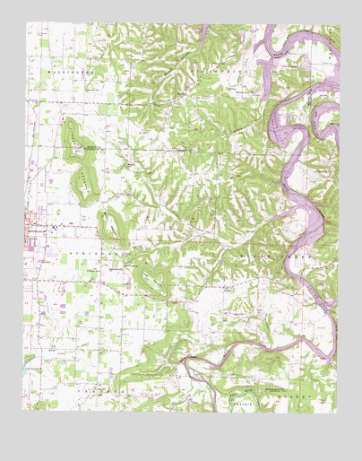 Sonora, AR USGS Topographic Map