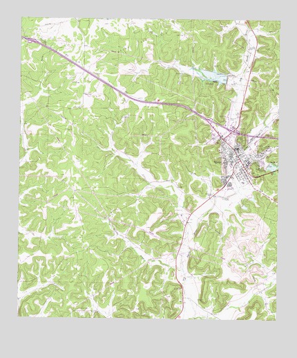 Sonora, TX USGS Topographic Map