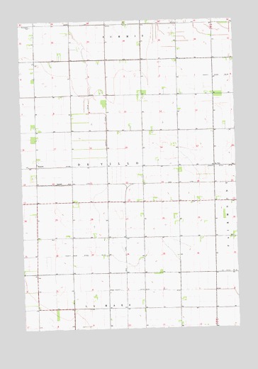 Sonora, ND USGS Topographic Map
