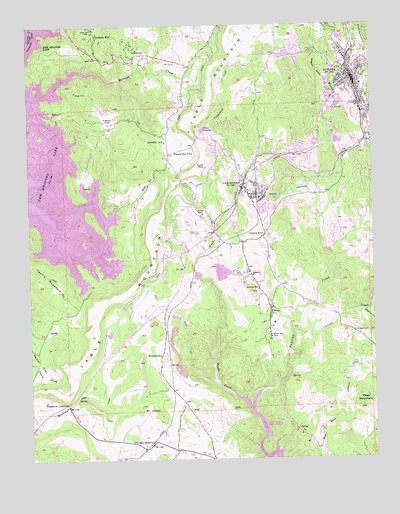 Sonora, CA USGS Topographic Map