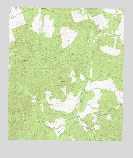 Black Waterhole, TX USGS Topographic Map