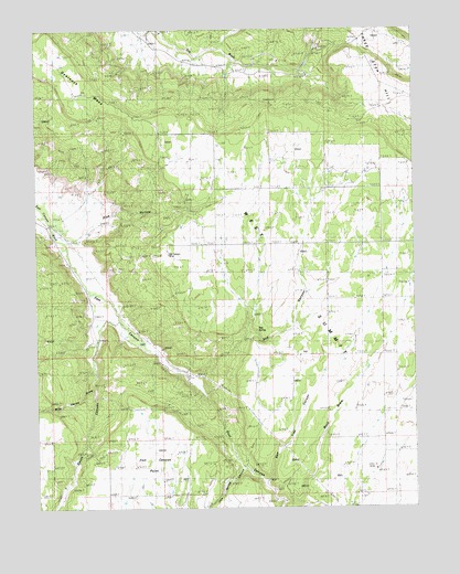 Sop Canyon, UT USGS Topographic Map