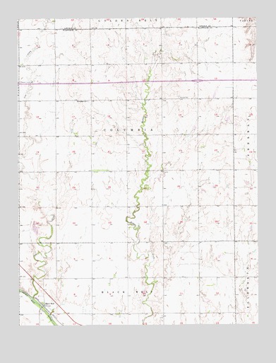 Black Wolf, KS USGS Topographic Map
