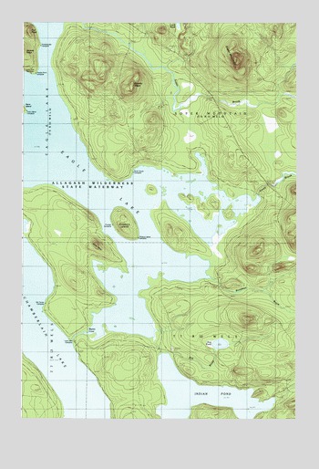 Soper Mountain, ME USGS Topographic Map