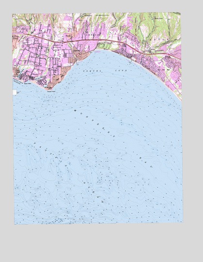 Soquel, CA USGS Topographic Map