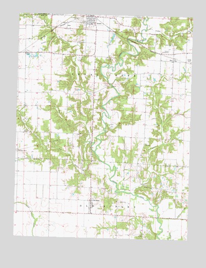 Sorento South, IL USGS Topographic Map