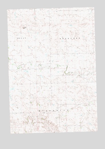 Sorum SE, SD USGS Topographic Map