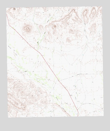 Sosa Peak, TX USGS Topographic Map