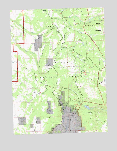 Soup Creek, CA USGS Topographic Map