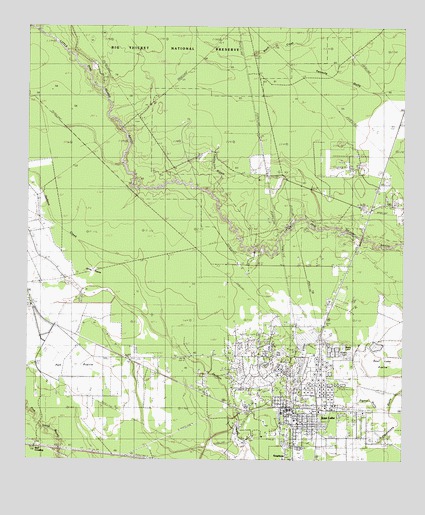 Sour Lake, TX USGS Topographic Map