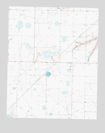 Sourdough Creek NW, TX USGS Topographic Map