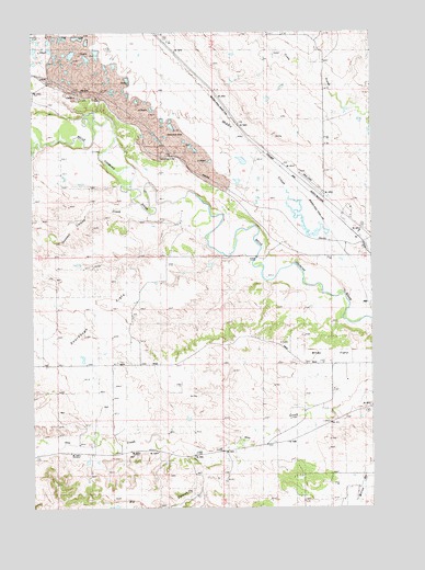 Sourdough Flats, SD USGS Topographic Map