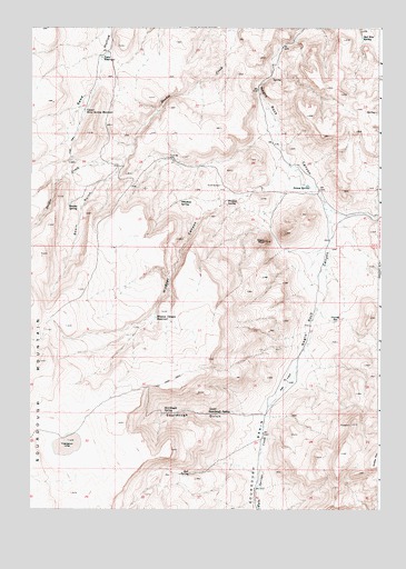 Sourdough Spring, OR USGS Topographic Map