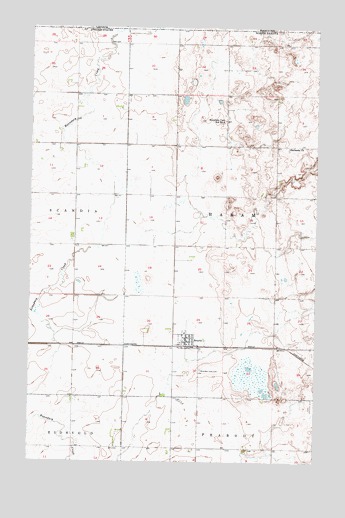 Souris, ND USGS Topographic Map