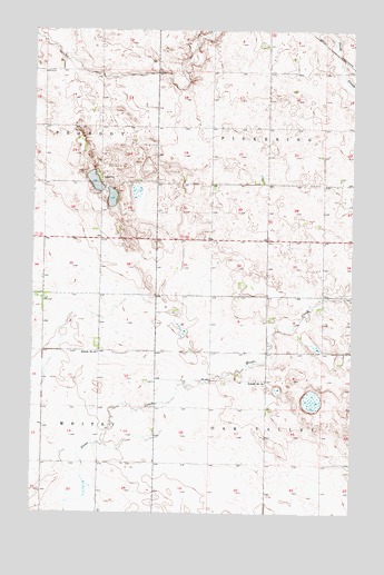 Souris SE, ND USGS Topographic Map