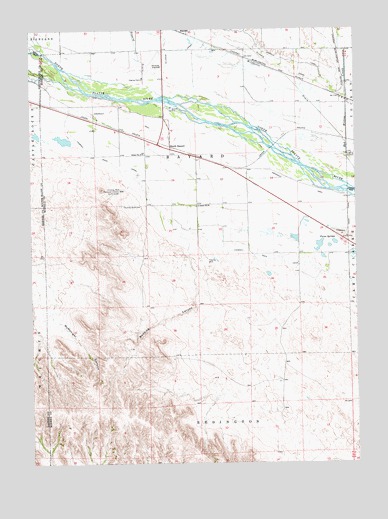 South Bayard, NE USGS Topographic Map