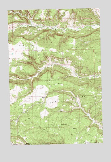 South Bench, MT USGS Topographic Map