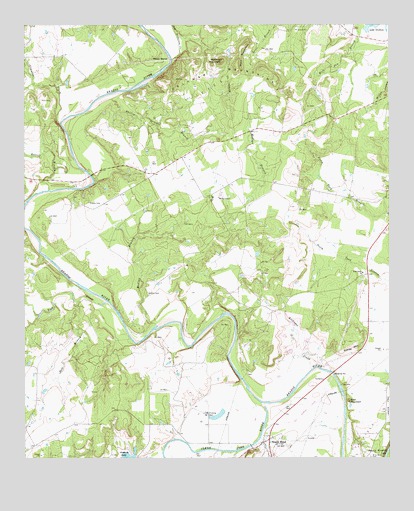 South Bend, TX USGS Topographic Map