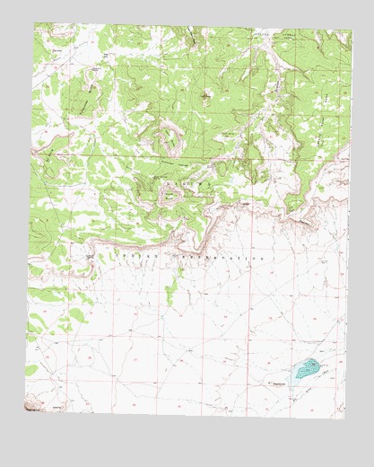 South Butte, NM USGS Topographic Map