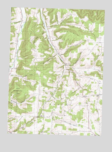South Canisteo, NY USGS Topographic Map
