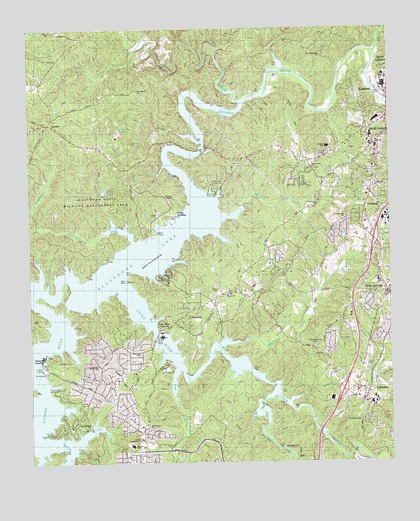 South Canton, GA USGS Topographic Map