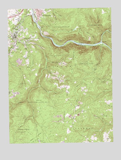 South Connellsville, PA USGS Topographic Map