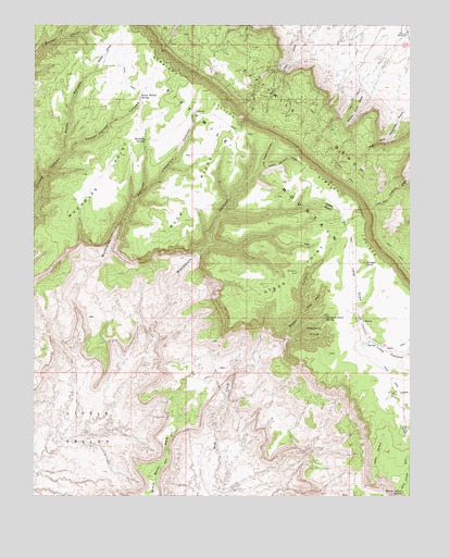 Blackburn Canyon, UT USGS Topographic Map