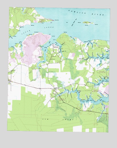 South Creek, NC USGS Topographic Map
