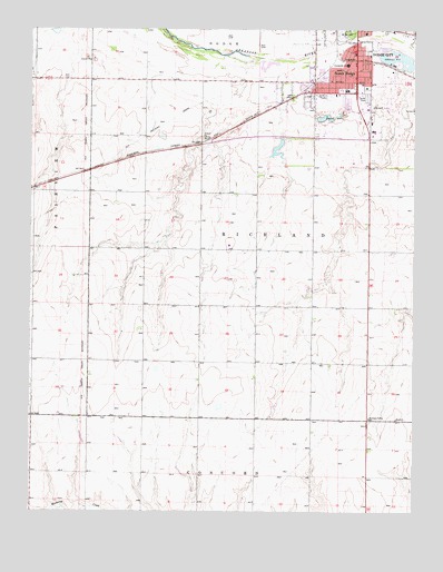 South Dodge, KS USGS Topographic Map