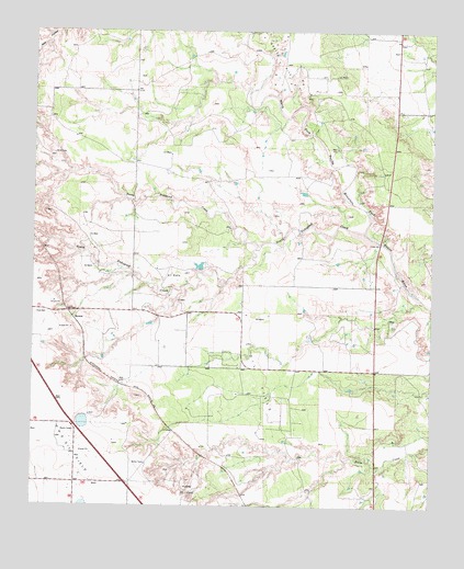 South Dokegood Creek, TX USGS Topographic Map