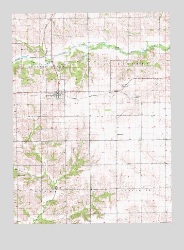 South English, IA USGS Topographic Map