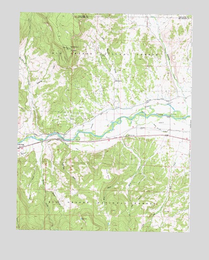 South Fork East, CO USGS Topographic Map