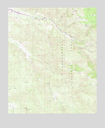 Blackburn Canyon, CA USGS Topographic Map