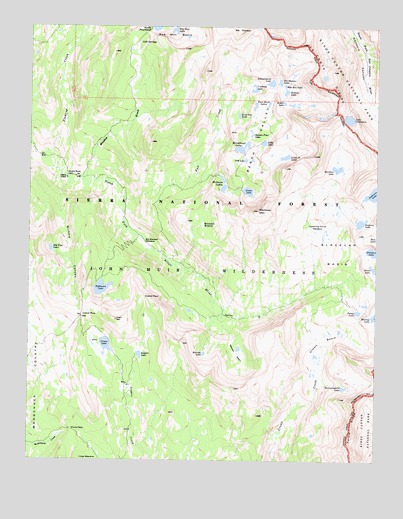 Blackcap Mountain, CA USGS Topographic Map