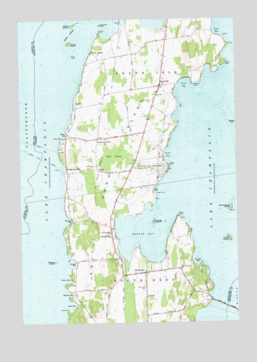 South Hero, VT USGS Topographic Map