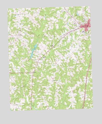 South Hill, VA USGS Topographic Map